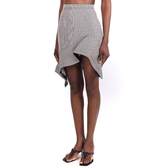 Alexander Wang Asymmetric Mini Skirt US6 New With Tags - Picture 3 of 10